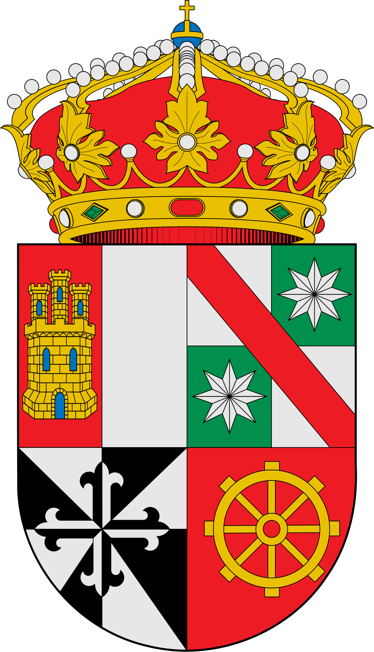 Heraldic Coatof Armswith Crown