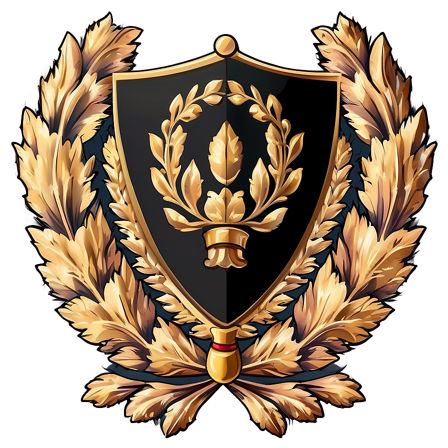 Heraldic Laurel Crest Png 1