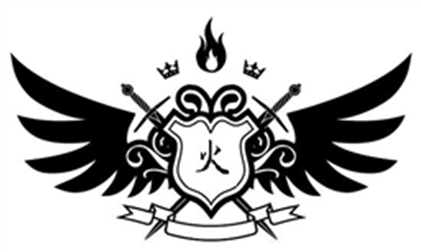 Heraldic Wings Shield Logo