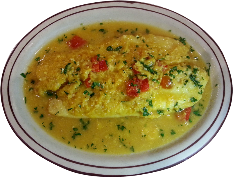 Herband Tomato Omelettein Plate