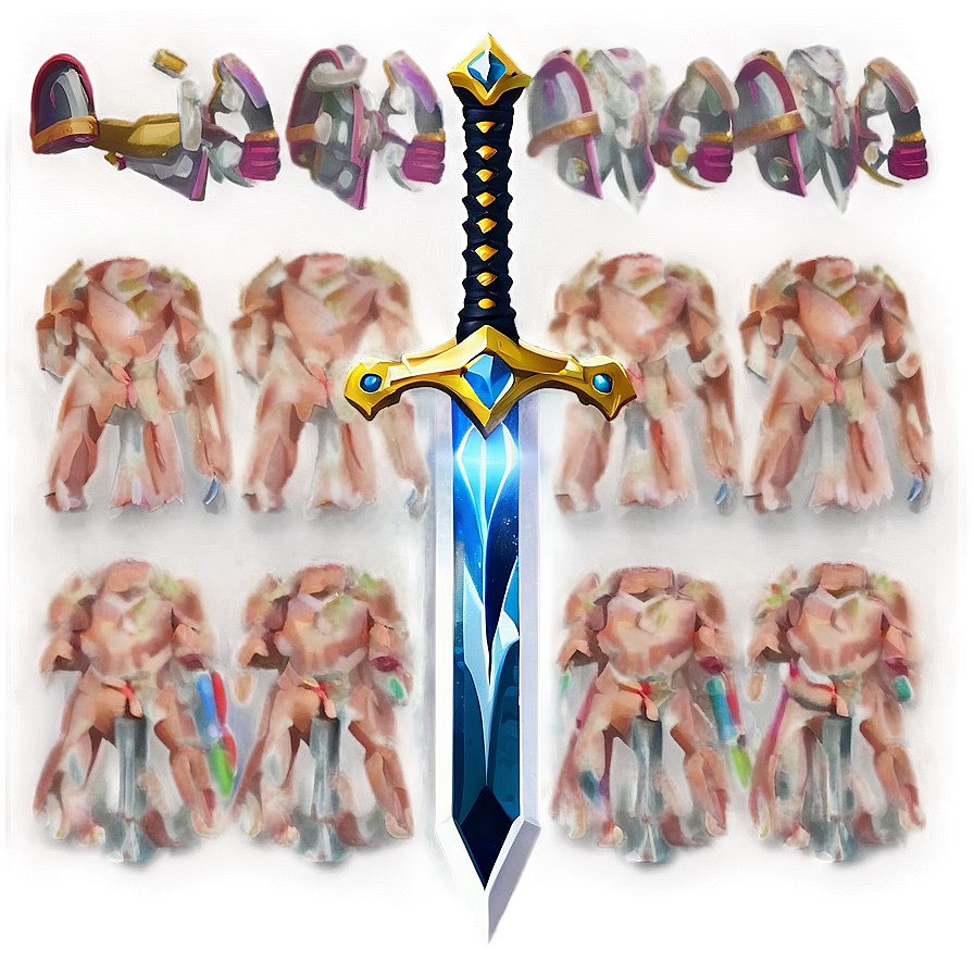 Hero's Diamond Sword Png Bxl