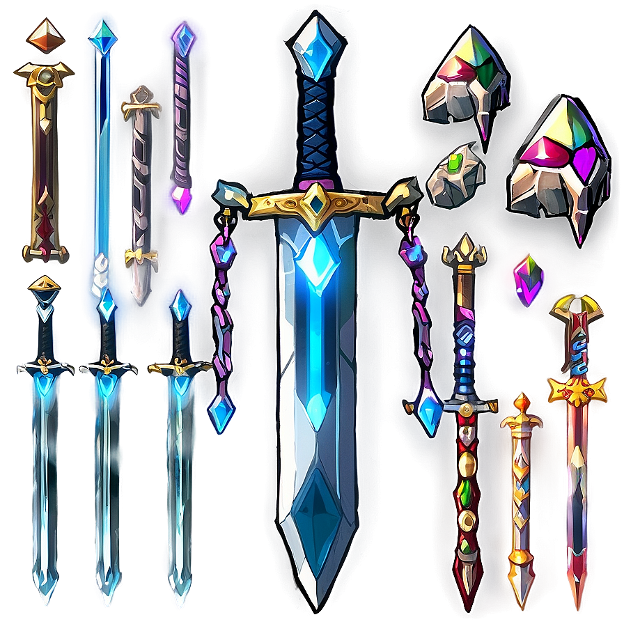 Hero's Diamond Sword Png Vjq