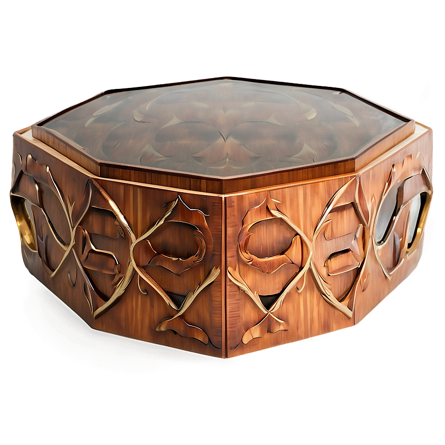 Hexagon Side Table Png 2