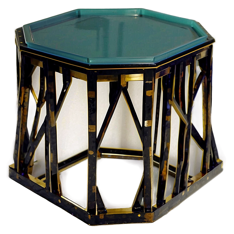 Hexagon Side Table Png Psg