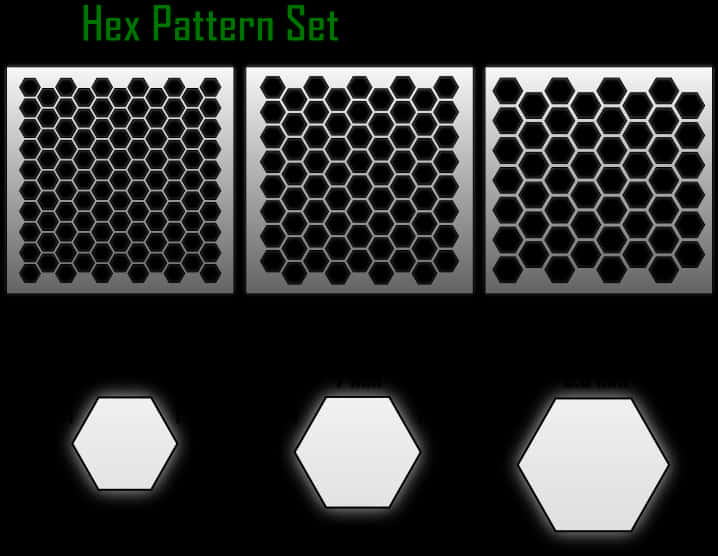 Hexagonal Pattern Set Variations