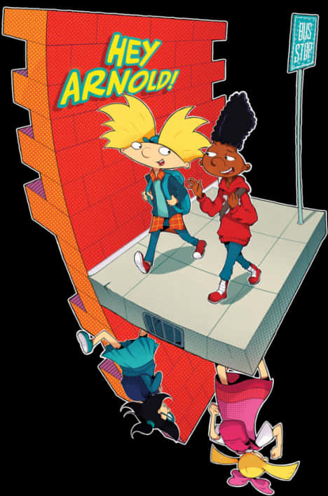 Hey Arnold Characters Walking