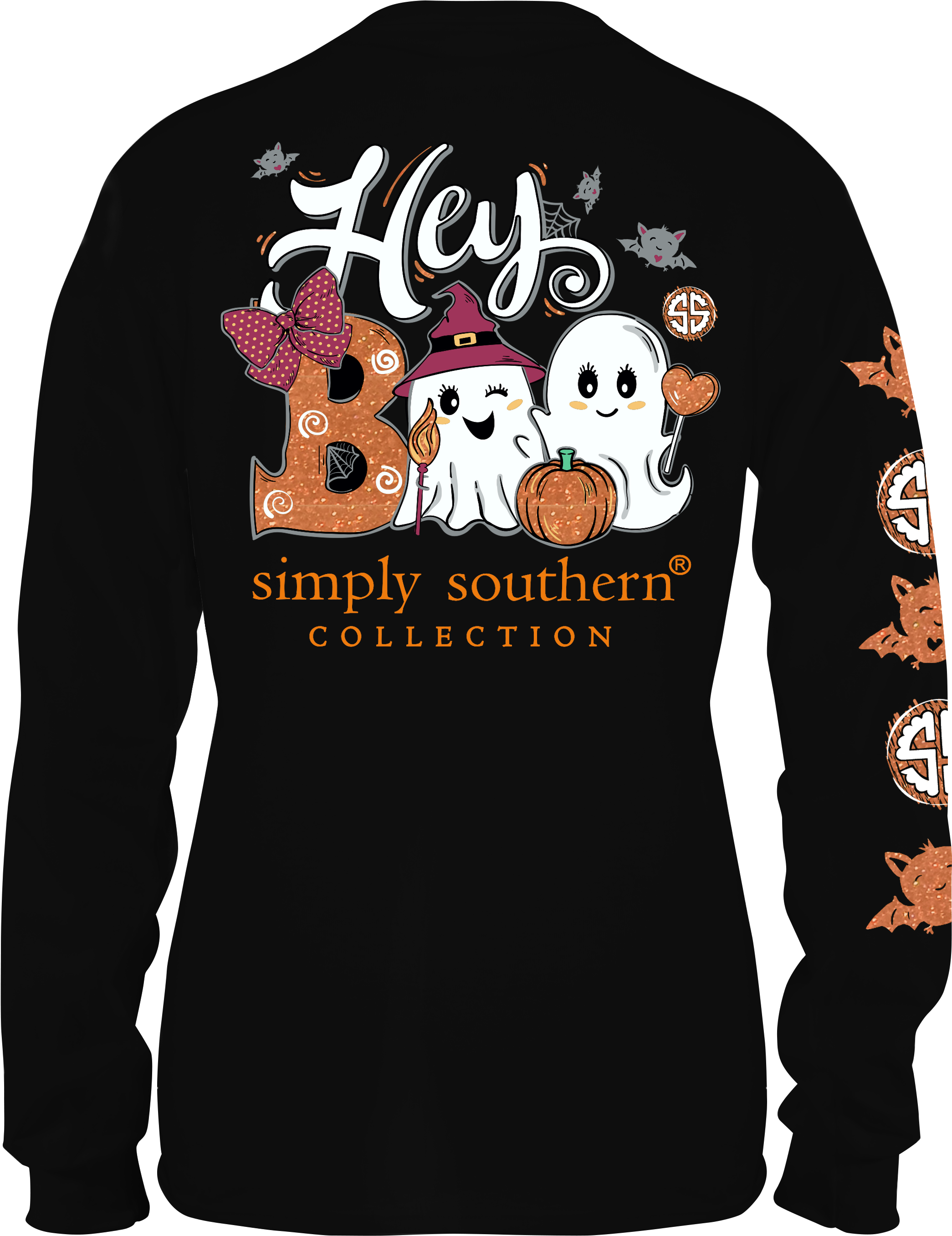 Hey Boo Simply Southern Halloween Shirt
