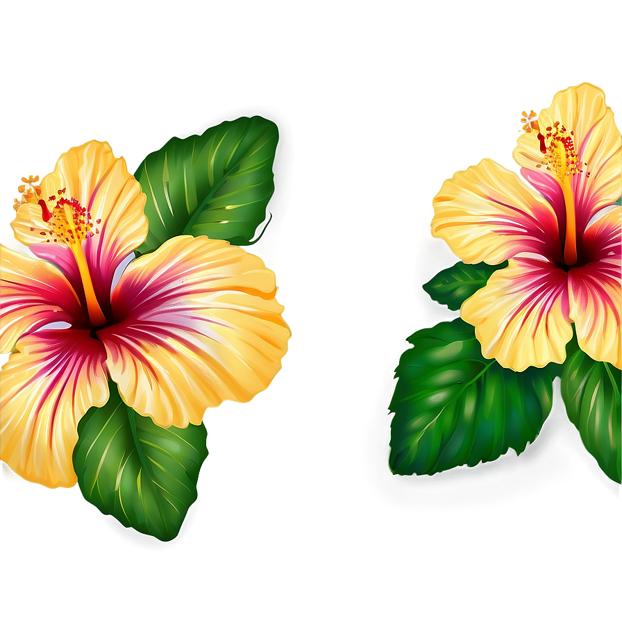 Hibiscus Design Png 13