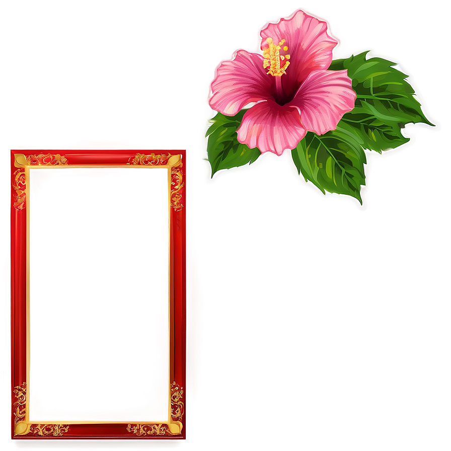 Hibiscus Frame Png Ylm19