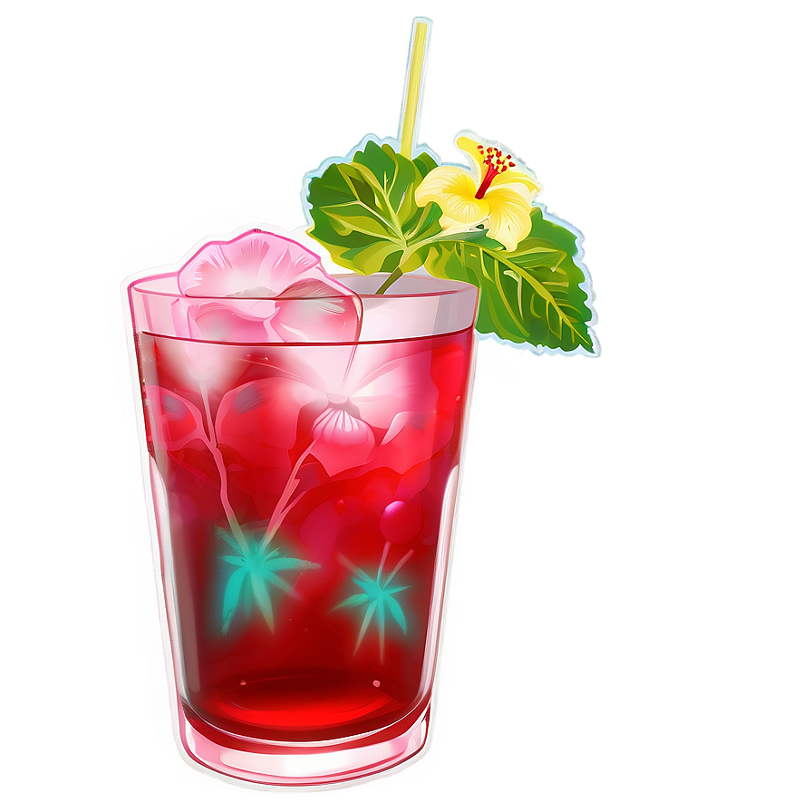 Hibiscus Iced Tea Charm Png 27