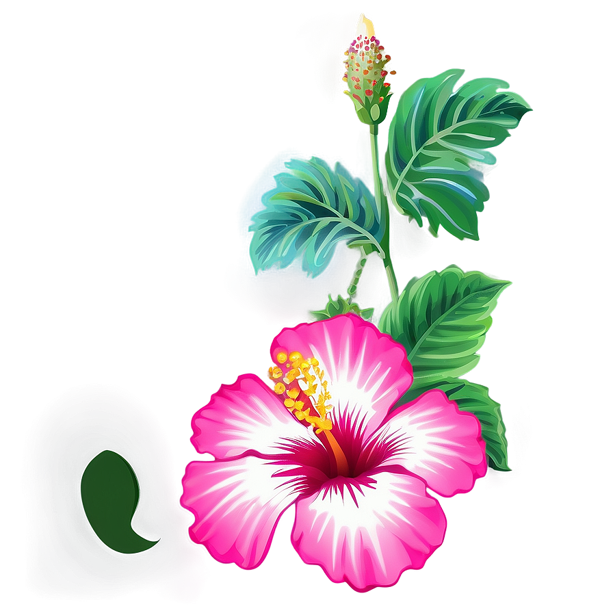 Hibiscus Vector Png Clr