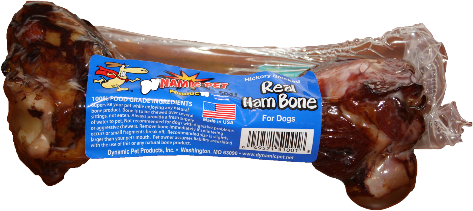 Hickory Smoked Ham Bone Dog Treat