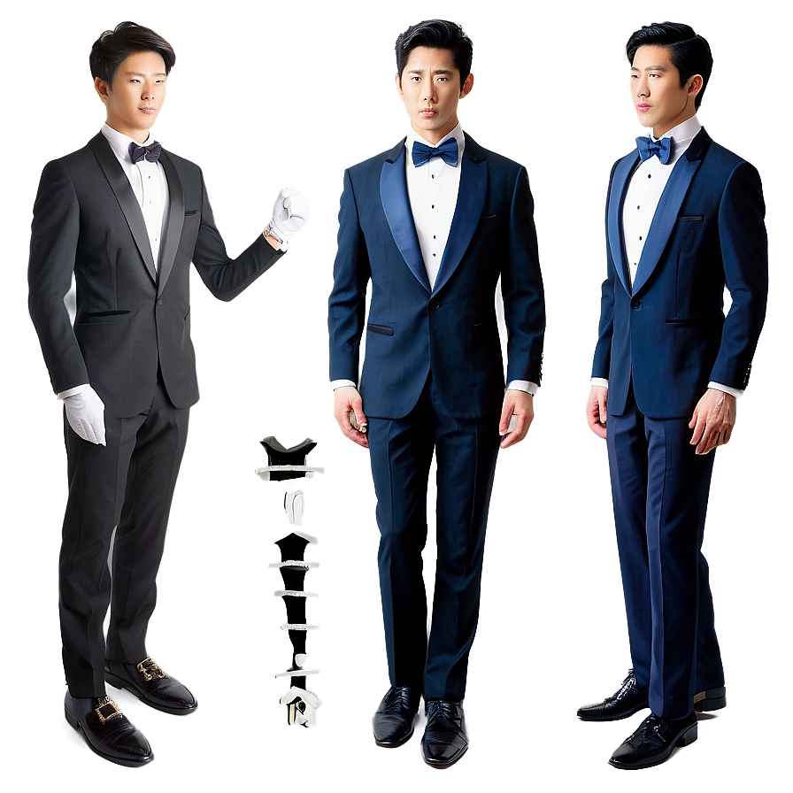 High-end Tuxedo Ensemble Png 64