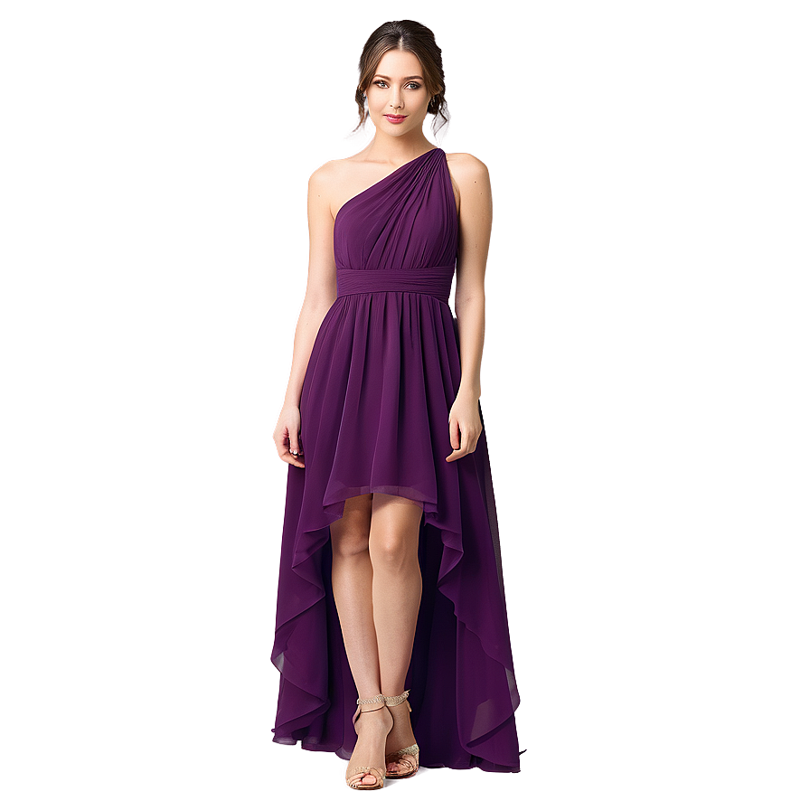 High-low Bridesmaid Dress Png 05232024