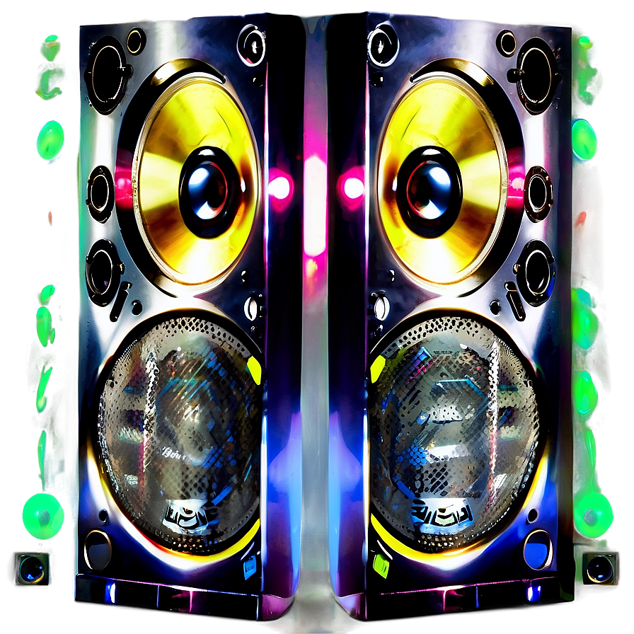 High Power Dj Speakers Png 06292024