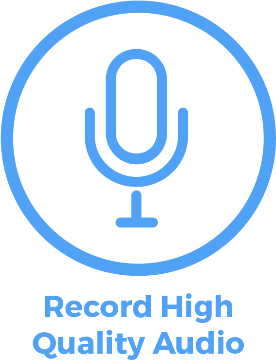 High Quality Audio Recording Symbol