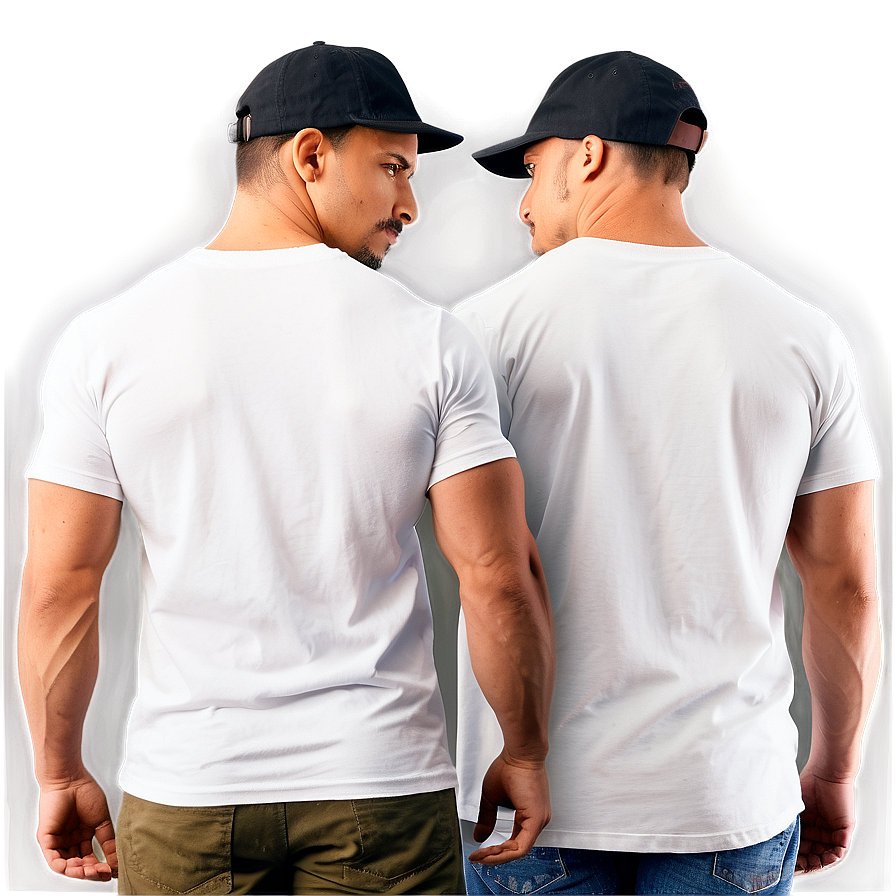 High-quality White T-shirt Mockup Png 06132024