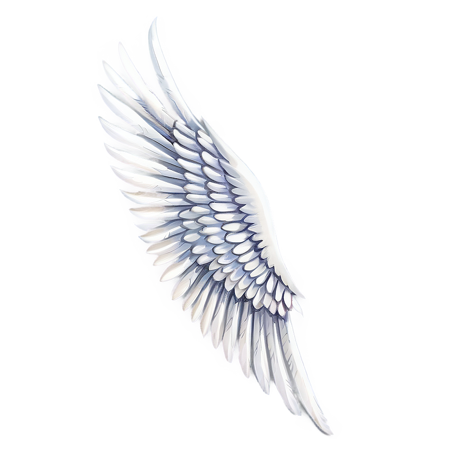 High-quality White Wings Png Euj