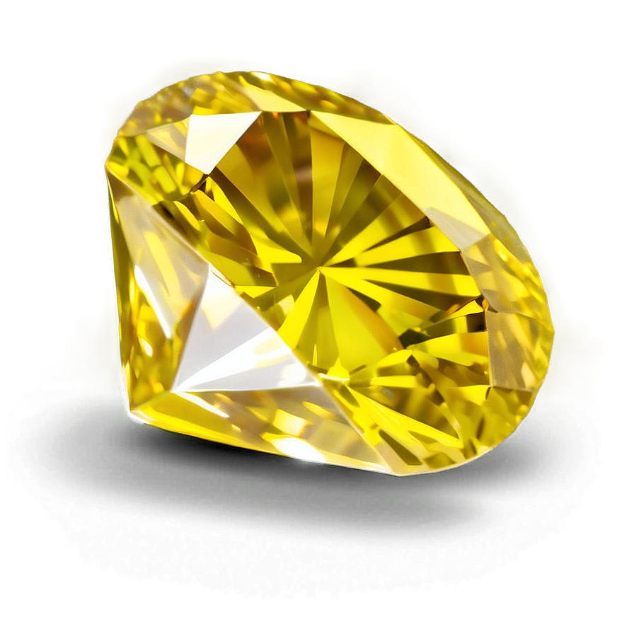 High Quality Yellow Diamond Png 06292024