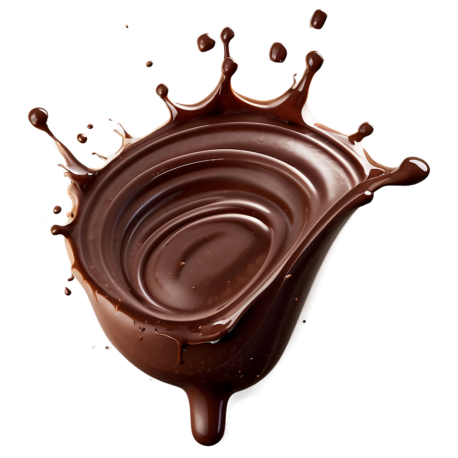 High Resolution Chocolate Splash Png 06262024