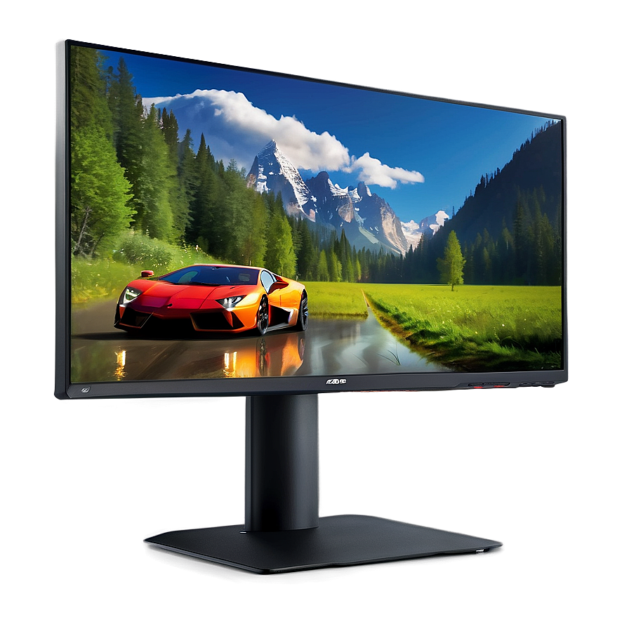 High-resolution Gaming Monitor Png 06212024