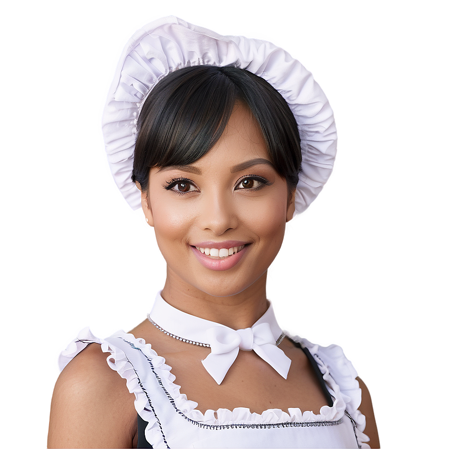 High Resolution Maid Hat Png 06292024