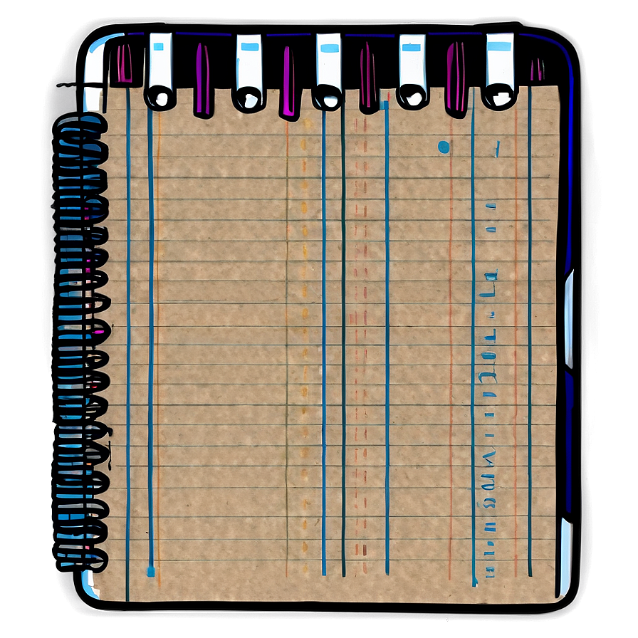 High Resolution Notebook Paper Png 25