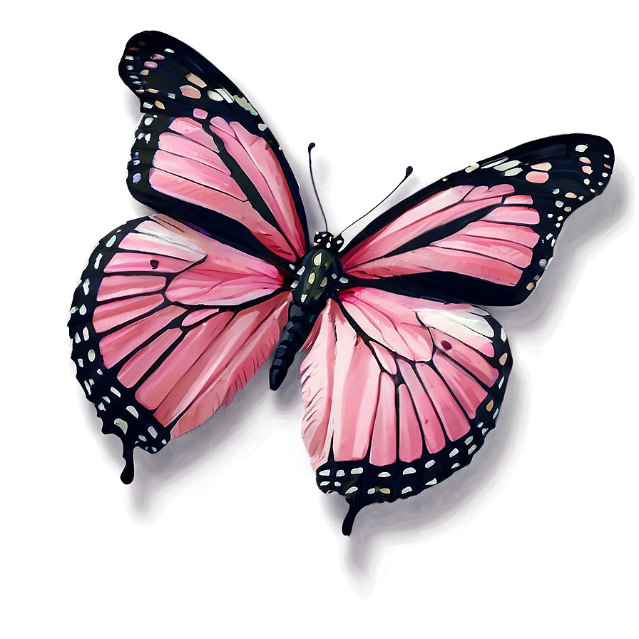 High-resolution Pink Butterfly Png 06212024