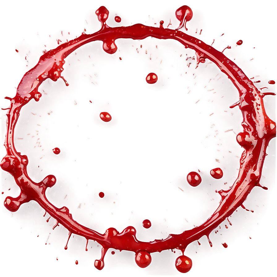 High-resolution Red Blood Splatter Png Afn