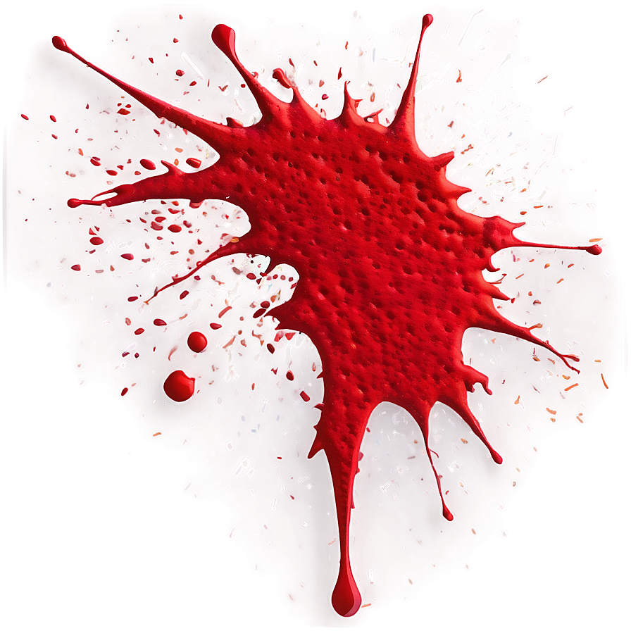 High-resolution Red Splatter Png 06262024