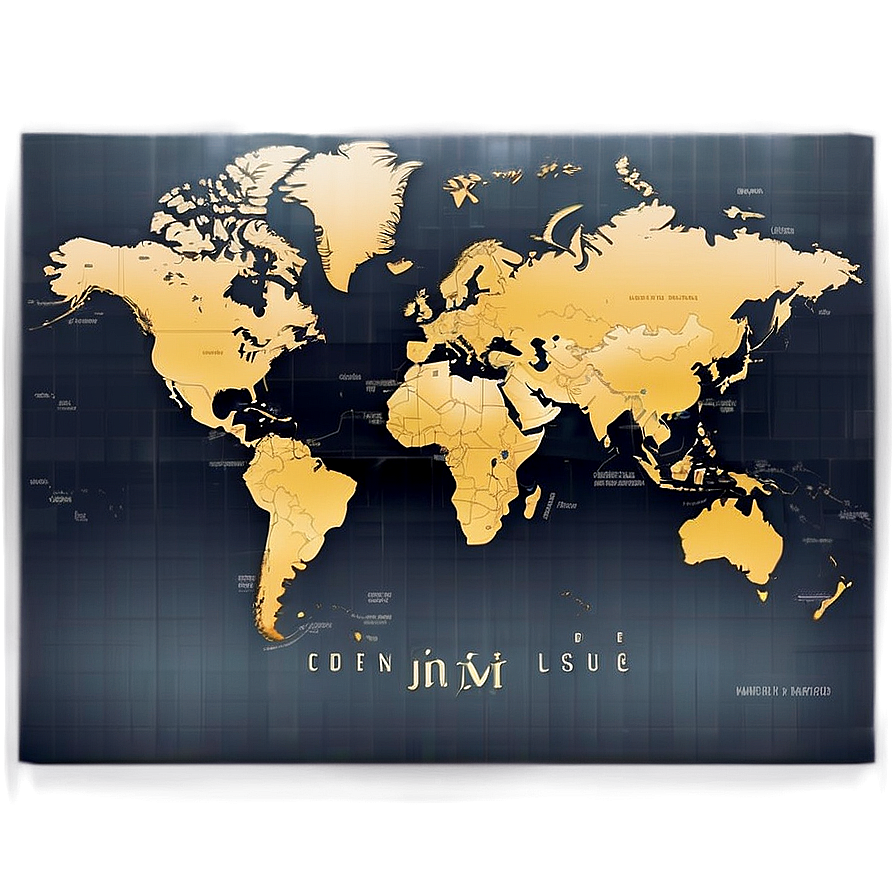 High Resolution World Map Vector Png 06262024