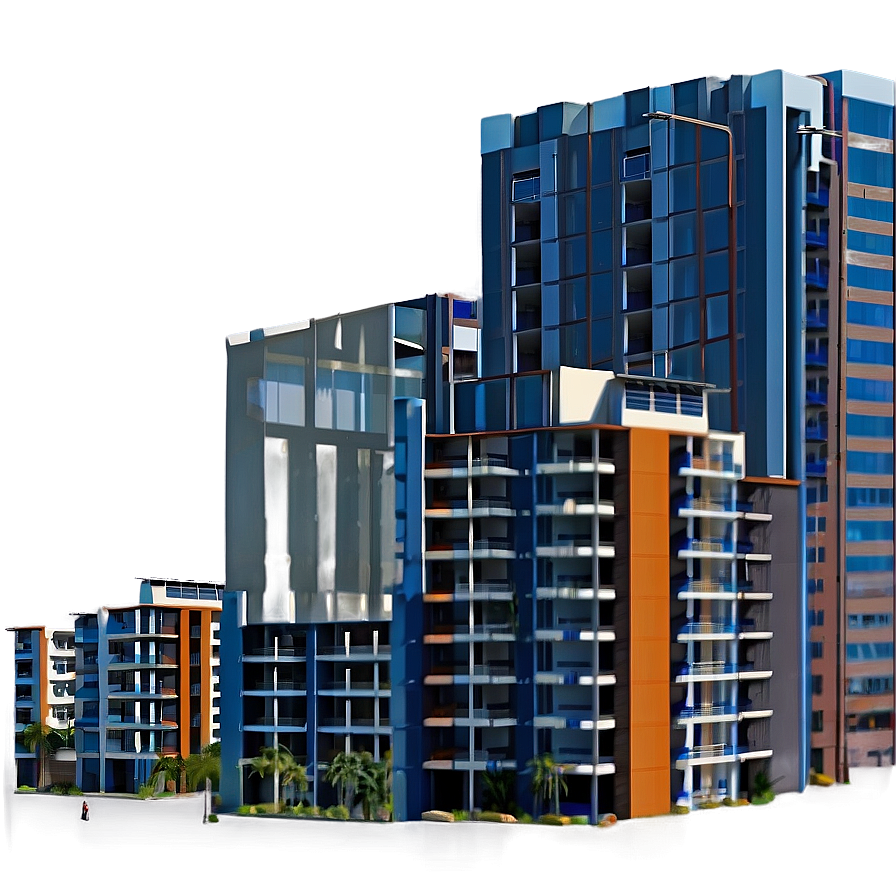 High-rise Apartment View Png Ijg2