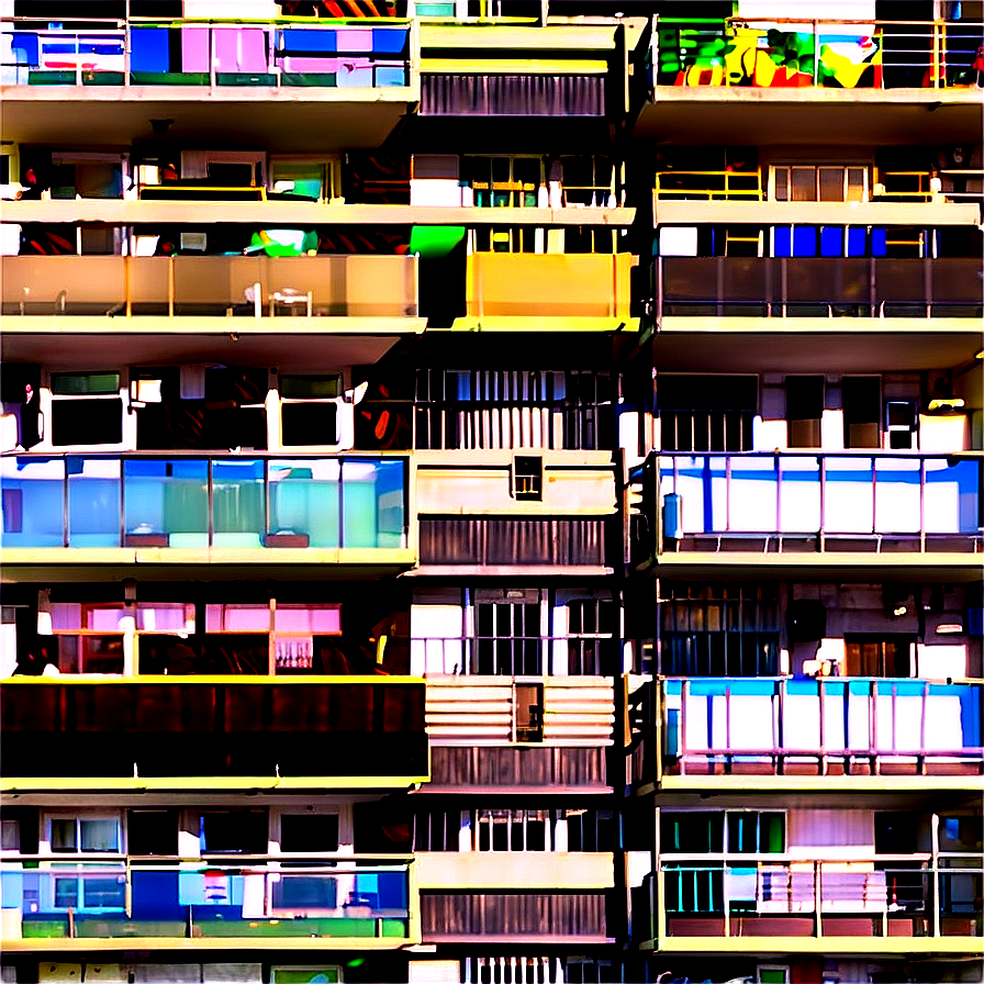 High-rise Apartment View Png Yto