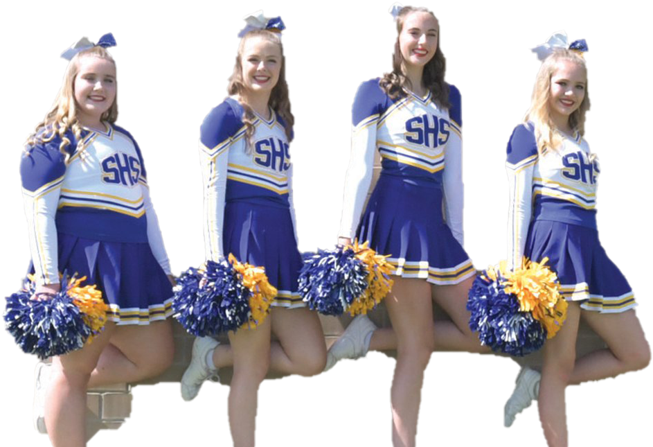 High School Cheerleaders Team