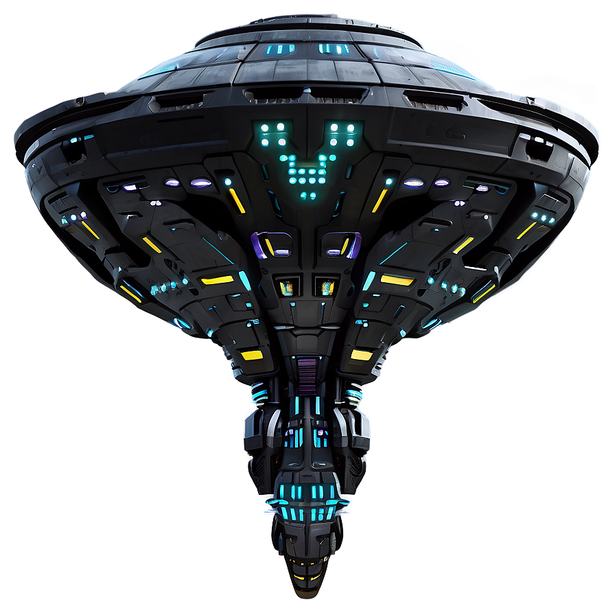 High-tech Alien Spaceship Png Apn8