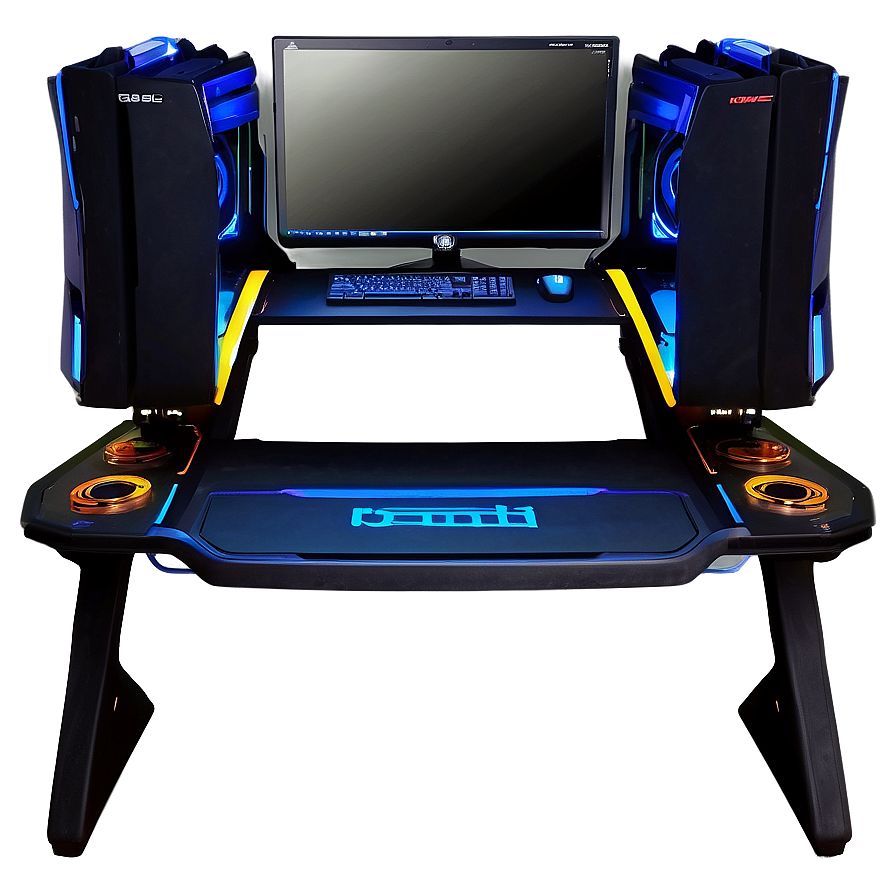 High-tech Gaming Desk Png Xvs