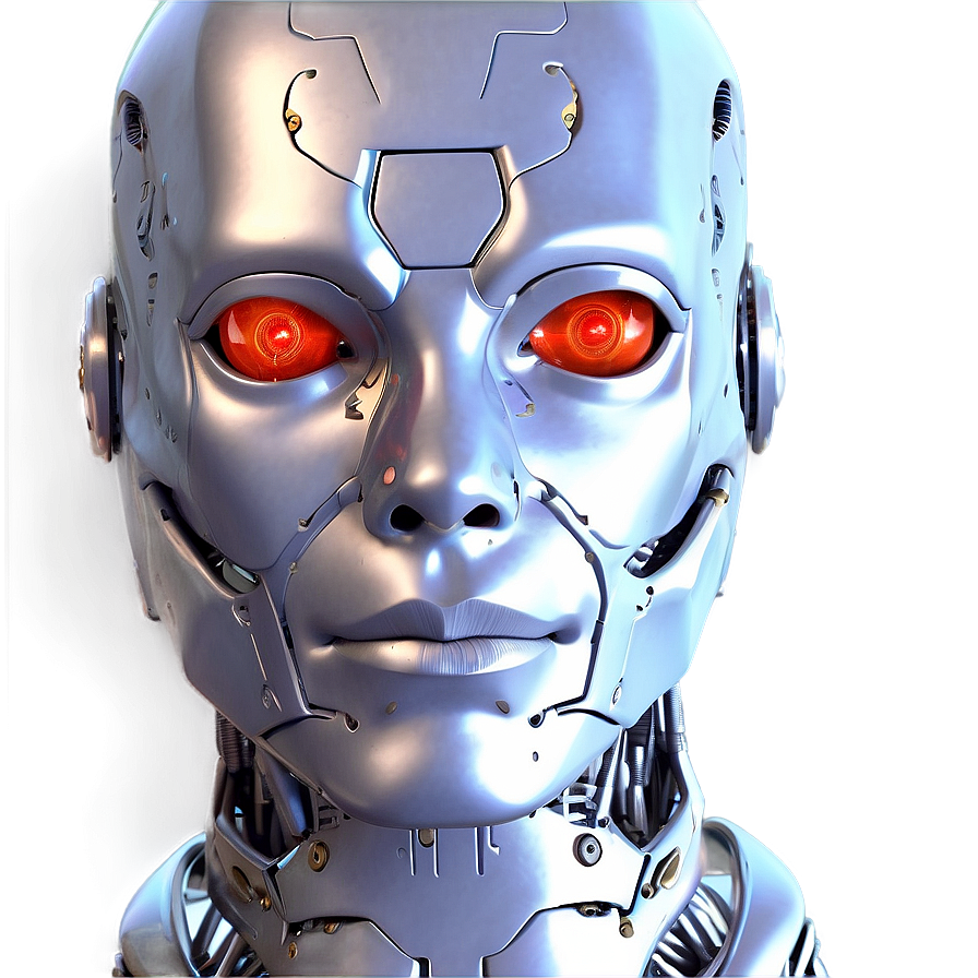 High-tech Robot Head Png 60