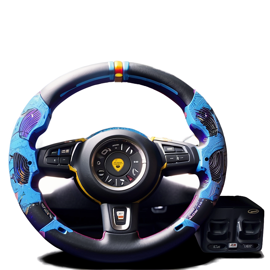 High-tech Steering Wheel Png 46