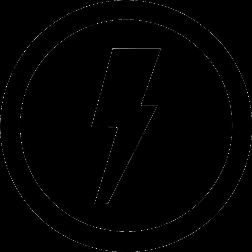 High Voltage Symbol Black Background