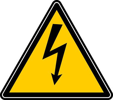 High Voltage Warning Sign