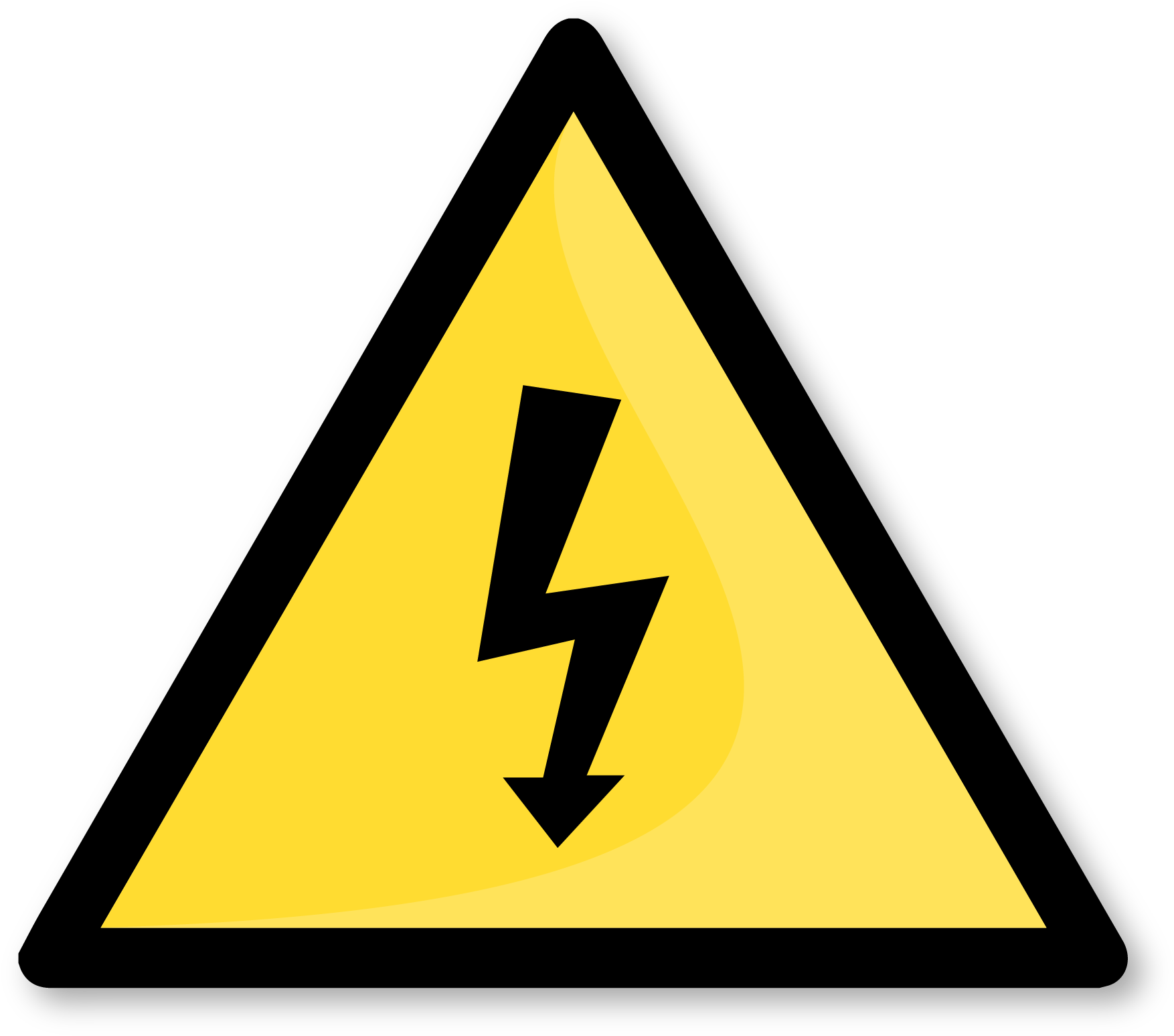 High Voltage Warning Sign