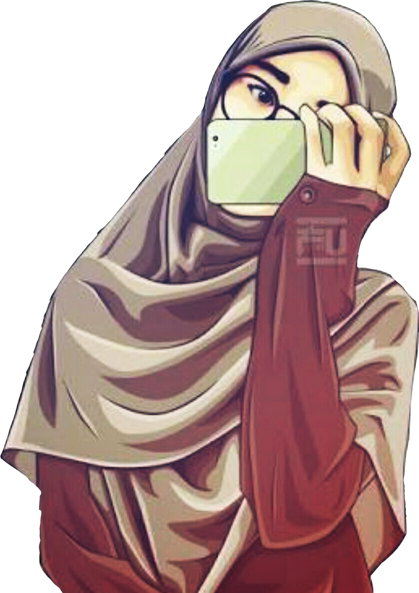 Hijab Wearing Woman With Mask