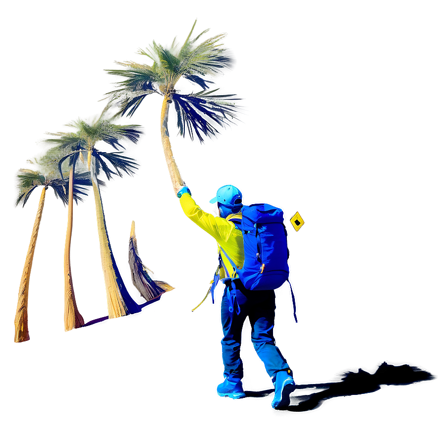 Hiker In Desert Png Ctp88