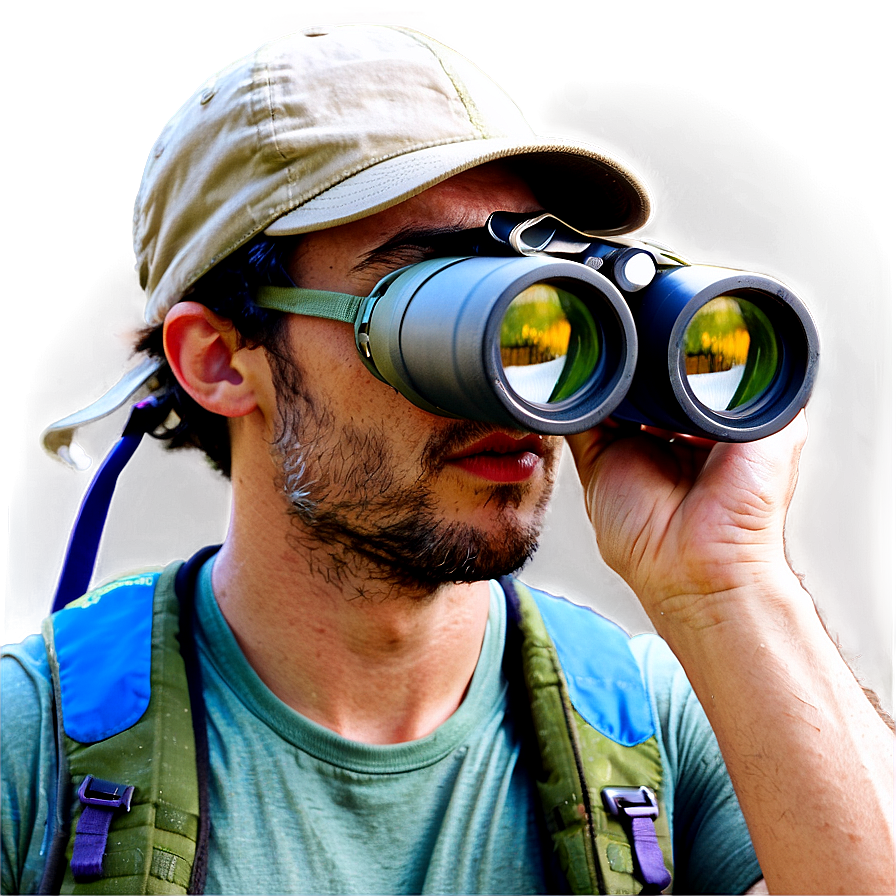 Hiker With Binoculars Png 06262024