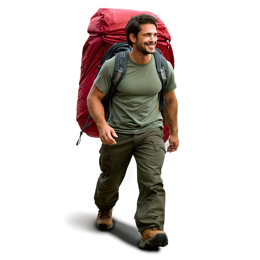 Hiker With Tent Png 51