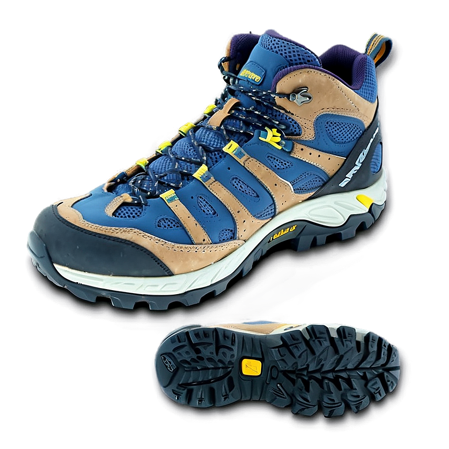 Hiking Boot With Cushioned Support Png 30