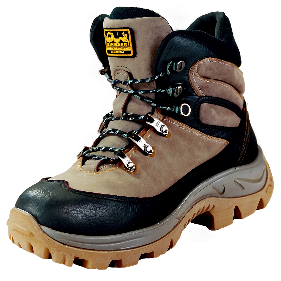 Hiking Boot With High Traction Sole Png Tfi