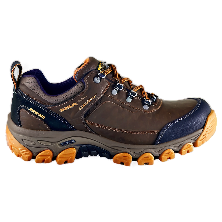 Hiking Boot With Rugged Outsole Png Srw75