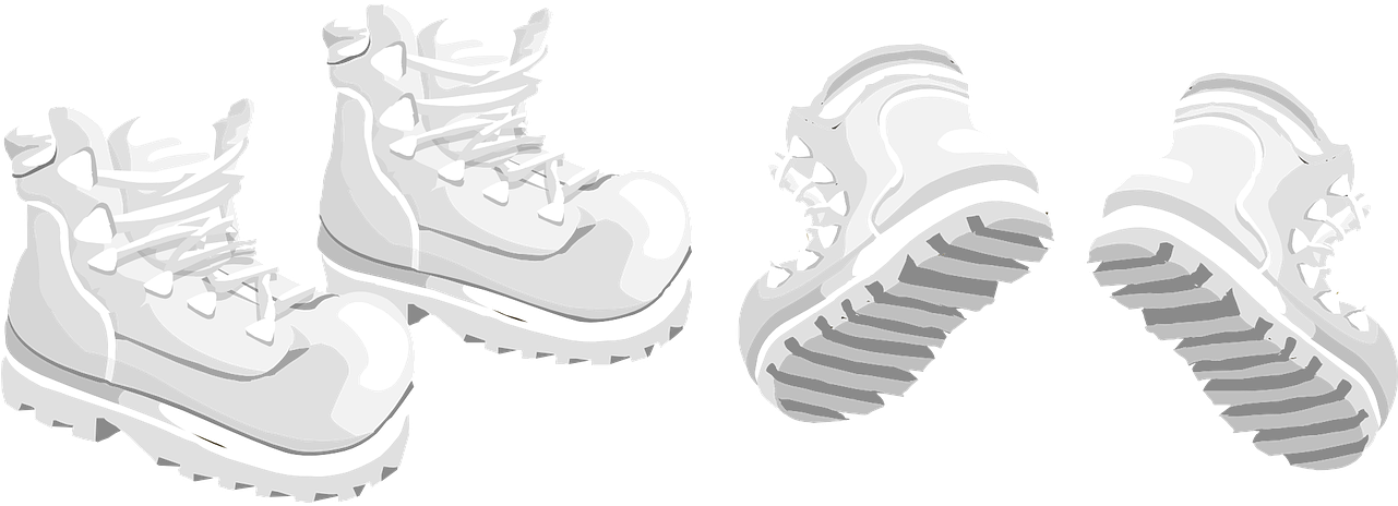 Hiking Boots Vector Illustration