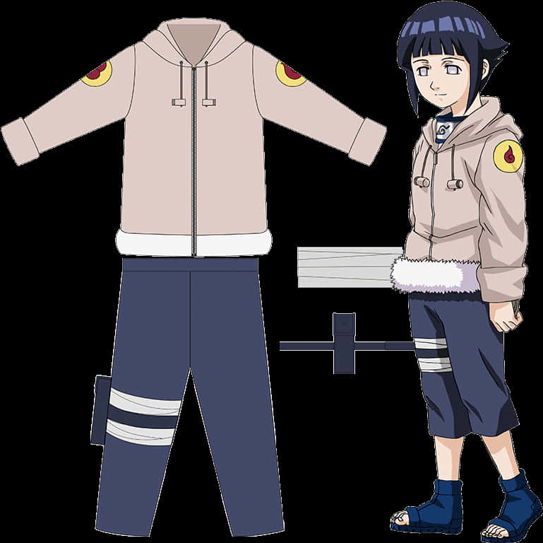 Hinata_ Character_ Design_and_ Clothing